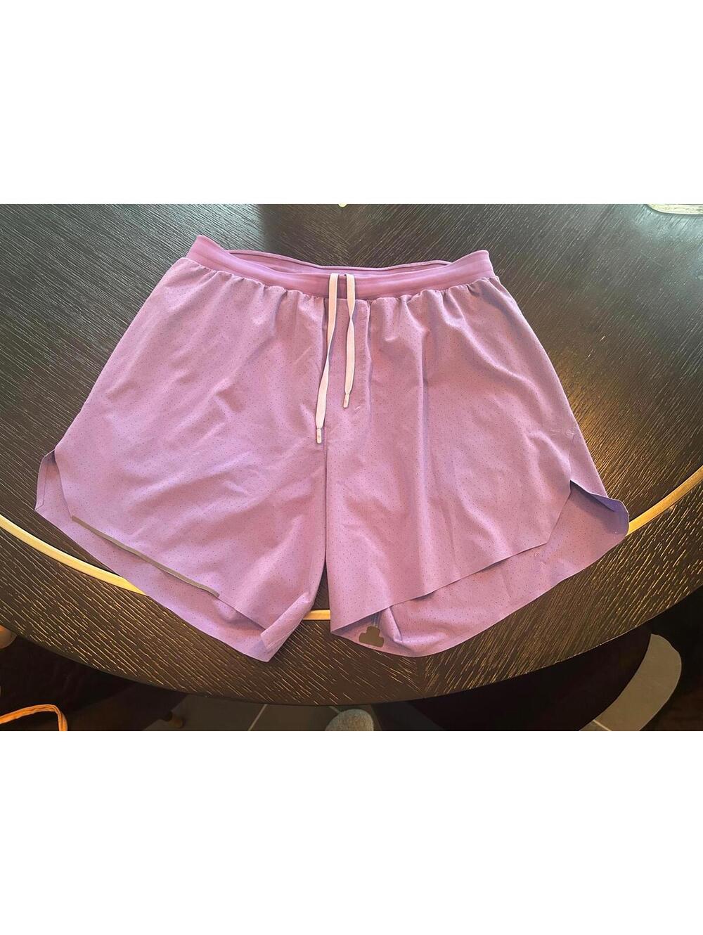Lululemon Purple men's Activewear Shorts with Inner Lining